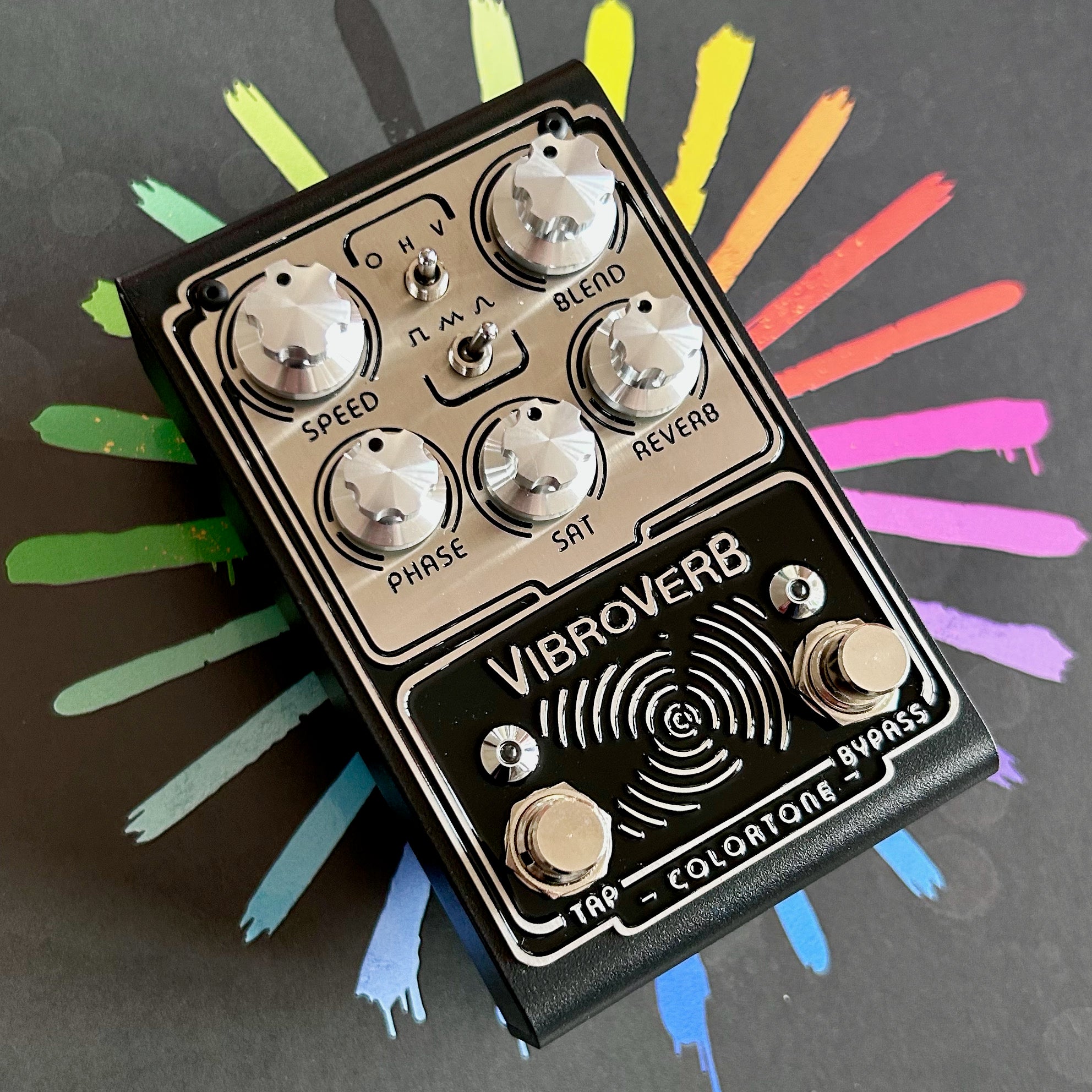 colortone pedals VibroVerb – Joe's Electro Harmonix Memory Toy eqvlnt-solid-blue Color:8cm / 3.1in rainbow colored gear ball