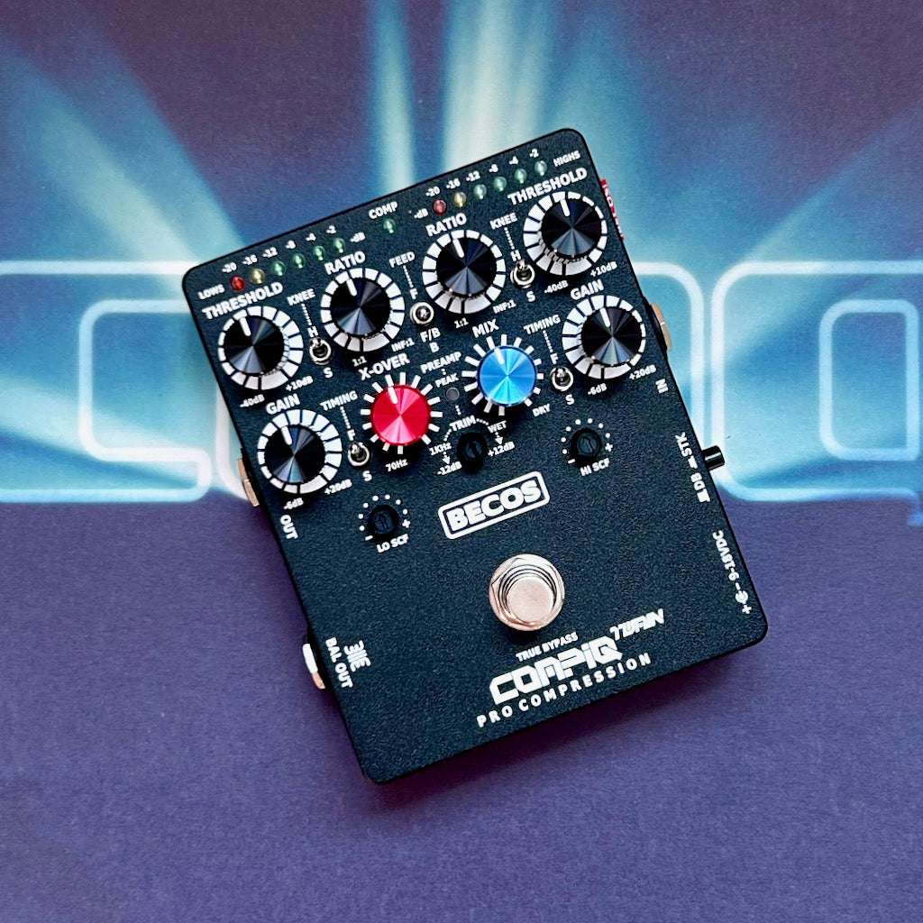 CompIQ TWAIN Pro Dual Band / Stacked Compressor – Joe's Pedals