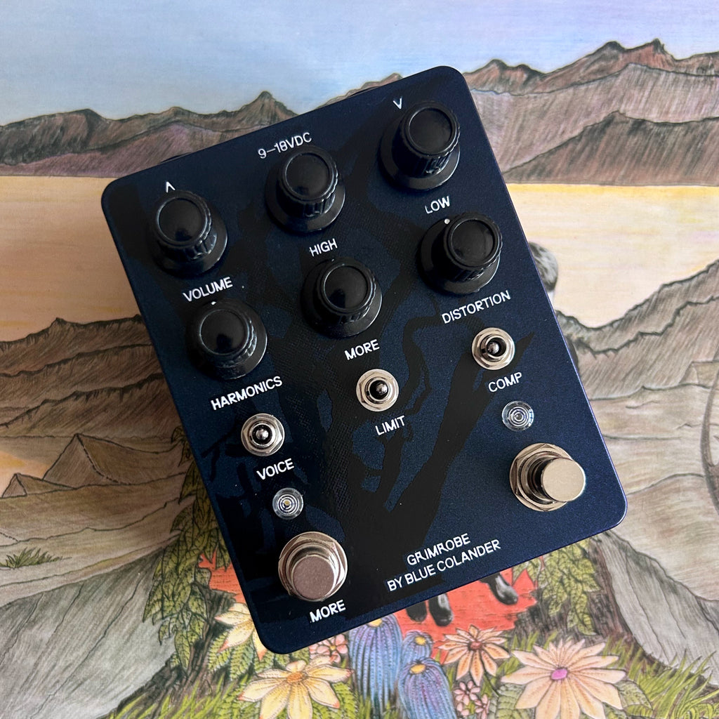 blue colander pedals Grimrobe distortion – Joe's Pedals