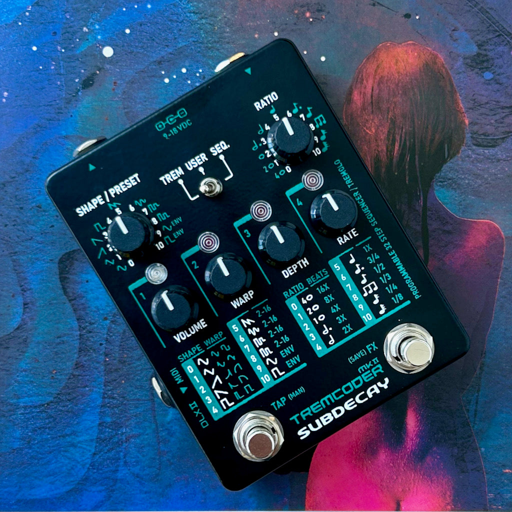 sequencer pedal TremCoder 2 – Tremolo Sequencer – Joe's Pedals