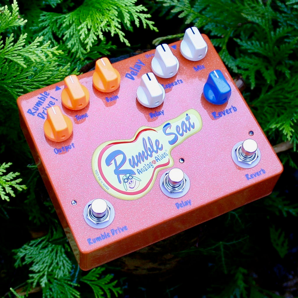Rumble Seat (OverDrive/Delay/Reverb Pedal)